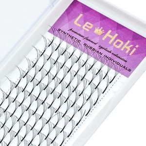 Le-Hoki 5D Eyelashes Fans Volume Extensions Tray,C Curls 5D-0.07mm-C_12mm